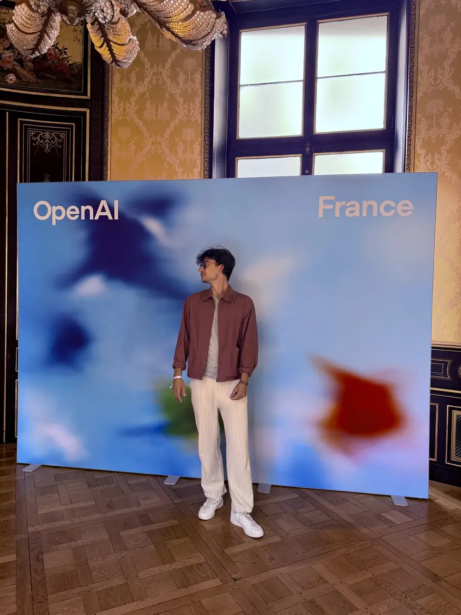 Alexandre Soyer lors d’un événement OpenAI France