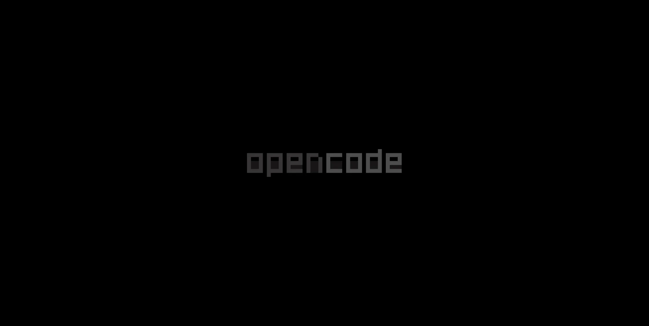 OpenCode en interface terminal avec une session d'agent de code.
